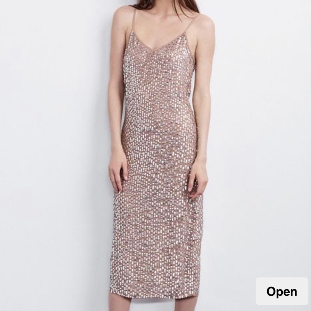Velvet by Graham and Spencer Sequin Slip Dress